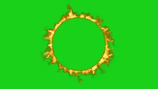 Fire circle effects downlad green screen