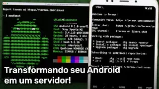 Transformando um dispositivo Android em um Servidor com o Termux!