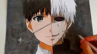Speed Drawing - Kaneki Ken (Tokyo Ghoul)