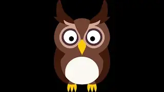 Python Turtle Graphics - 34 ||  Owl || Art by Code #shorts