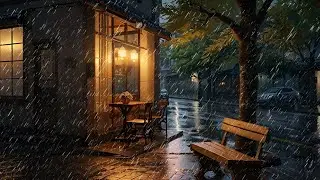 Heavy Rain & Thunderstorm for Instant Sleep | Relaxation & Stress Relief for Peaceful Rest