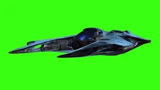 SpaceShip  Green Screen Footage