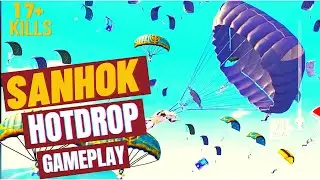 SANHOK HOTDROP GAMEPLAY IPHONE X PERFORMANCE | PUBG MOBILE VIDEO