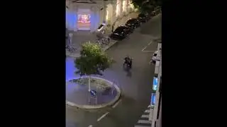 vienna austria shooter runs away from cops