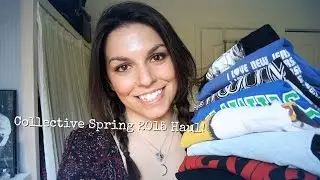 Collective Spring 2015 Haul - Madewell, Vintage, Brandy Melville -Try ON