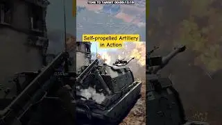 Russian 2S19 Msta-S 15 km Indirect Fire 