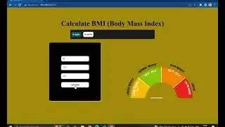 BMI calculator | CSS | HTML | Web development | Project ideas for beginners | Javascript project.