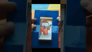 Turn Over Card / AMONG US art and paper craft / Крутая открытка перевёртыш Амонг Ас