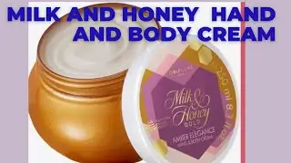 Oriflame Milk and honey Hand and body cream . Best for winter care, dry skin.  @OriflameIndiachannel