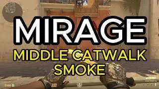 Middle Catwalk Smoke - MIRAGE [2024] | Counter-Strike 2 (CS2)