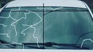 Cracks in the windshield 