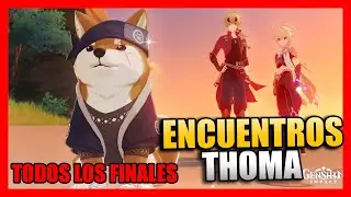 🔥 ENCUENTROS con THOMA - TODOS los FINALES + LOGROS OCULTOS - MISIÓN LEGENDARIA | GENSHIN IMPACT