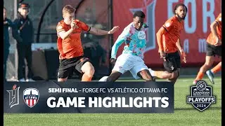 PLAYOFF HIGHLIGHTS: Forge FC vs Atlético Ottawa  I November 2nd, 2024