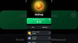Hamster Kombat Airdrop | Hamster Update | #hamsterkombat #airdrop #shorts #follow #foryou