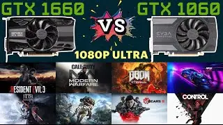 GTX 1660 vs GTX 1060 (6GB) | 1080p Ultra Gaming Benchmarks