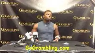 Grambling Univ. Media Day 2013 Interview with Jestin Kelly