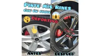 Pinte Mis Rines Con Un Toque Deportivo 😱