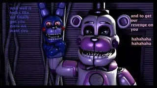 FNAF SL COMIC DUB funtime freddy and bonbon try to get revenge  comic by me