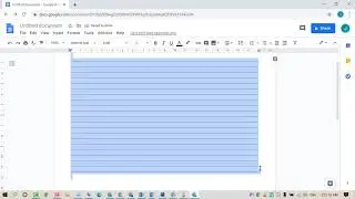 How To Make Lined Paper In Google Docs