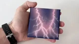 How to Paint Lightning | Narrated STEP by STEP Acrylic Airbrush Painting Tutorial for Beginners