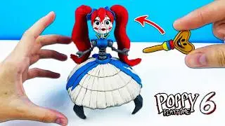 Making Poppy Doll from the Buggy Huggy Poppy Playtime Chapter 6 with Clay