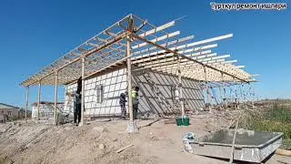 3 тарафка навес ишлаш