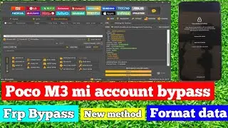 POCO M3 MI ACCOUNT REMOVE | HOW TO REMOVE POCO M3 MI ACCOUNT  FORGOT PASSWORD MI ACCOUNT unlock tool