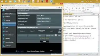 ASUS Modemler Port Açma ve Kontrol /  ASUS Modems and Routers Port Forwarding and testing