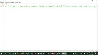 [1] Get Content from a webpage using Python