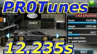 Drag Racing v1.6 Pagani Zonda R 12.235