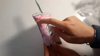Me making a DIY Starbucks Paper Squishy!!! **funny**