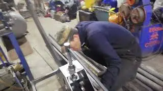 трубогиб по диагонали в работе👍