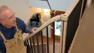 Cherry Stair and Handrail build and install