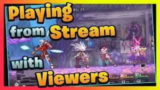 Streaming and playing a game with my viewers using an app I created