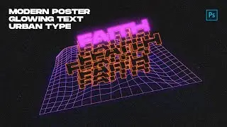 RETRO GLITCH TEXT EFFECT | MODERN AESTHETIC POSTER DESIGN | TYPOGRAPHY POSTER | ACID TRIPPY GRAPHICS