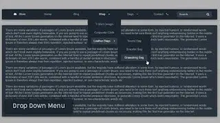 How to create Drop Down Menu with Sub Menu using HTML CSS & JAVASCRIPT |#devideas