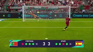 eFootball | PORTUGAL vs SPAIN | Penalty Shootout 2021 Gameplay PC