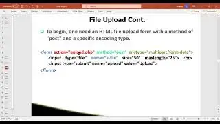 How to Upload a File in PHP 1 of 2
