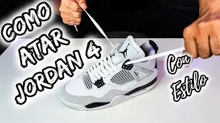 ⚠️COMO ATAR JORDAN 4 / 2025 / (La GUIA DEFITINITIVA) How to LACE JORDAN 4