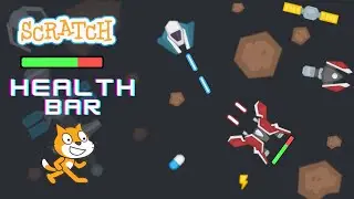 Scratch Tutorial |Scratch Health Bar Tutorial |How to make a Health Bar in Scratch| Scratch HP Bar|