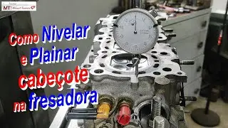 HOW TO LEVEL AND PLANE A MILLING MACHINE HEAD * How to resurface an engine head on milling machine