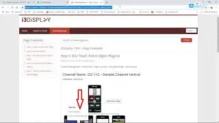 on touch actionopen plugin