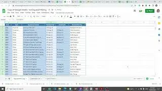 Google Sheet Sort and Filter