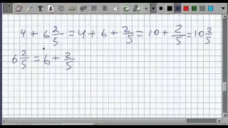 Aralash sonlarni qo'shish va ayirish. Matematika 5-sinf. 36-dars