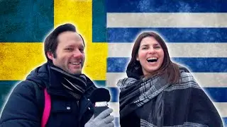 Swede tries to speak Greek, Greek tries to speak Swedish - Language challenge