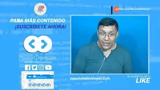 Los invito a mi nuevo Canal de Youtube - Mauricio Developer