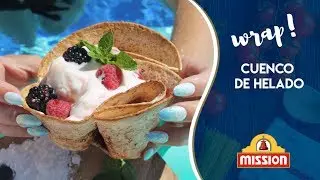 CÓMO HACER UN CUENCO DE WRAP PARA HELADO