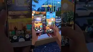 iPhone vs Samsung 😮 #cameratest #iphone #iphonevssamsung #qualitytesting #samsung
