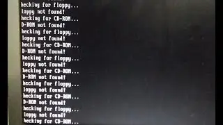 Error: Checking for CD ROM | Floopy not found!