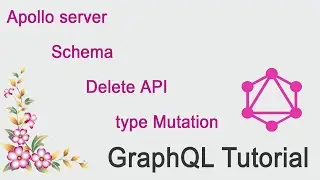 Graphql tutorial in hindi 2024, Apollo server, Delete API, Mutation tutorial in hindi #graphql